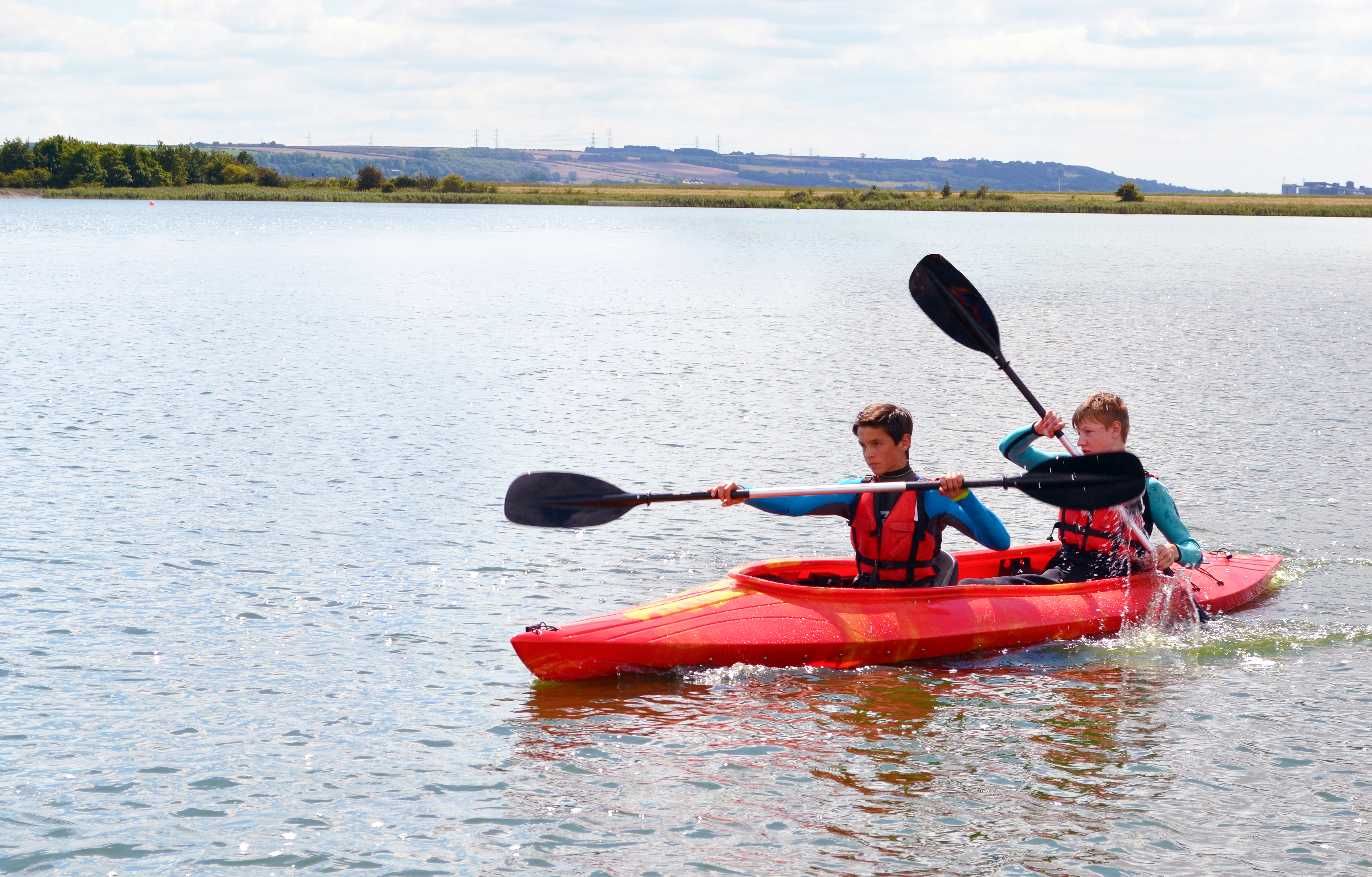 TWO MAN SIT IN KAYAK