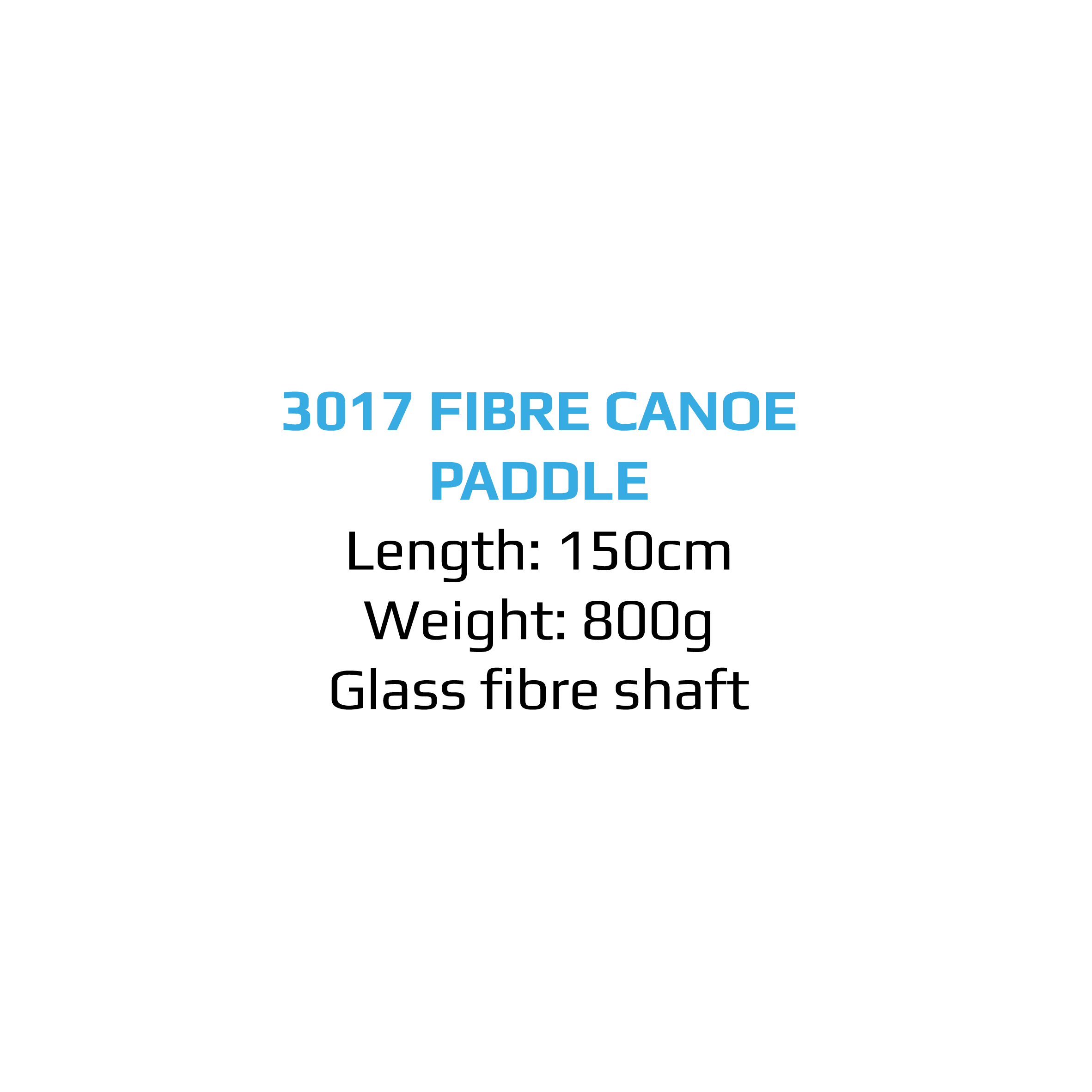 FIBRE CANOE PADDLE