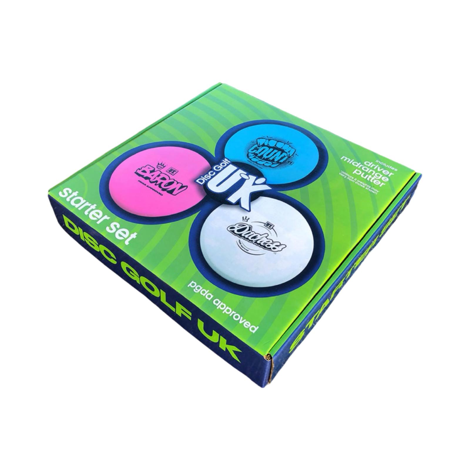 Disc Golf UK 3 Disc Starter Set - Made in UK PDGA Approved