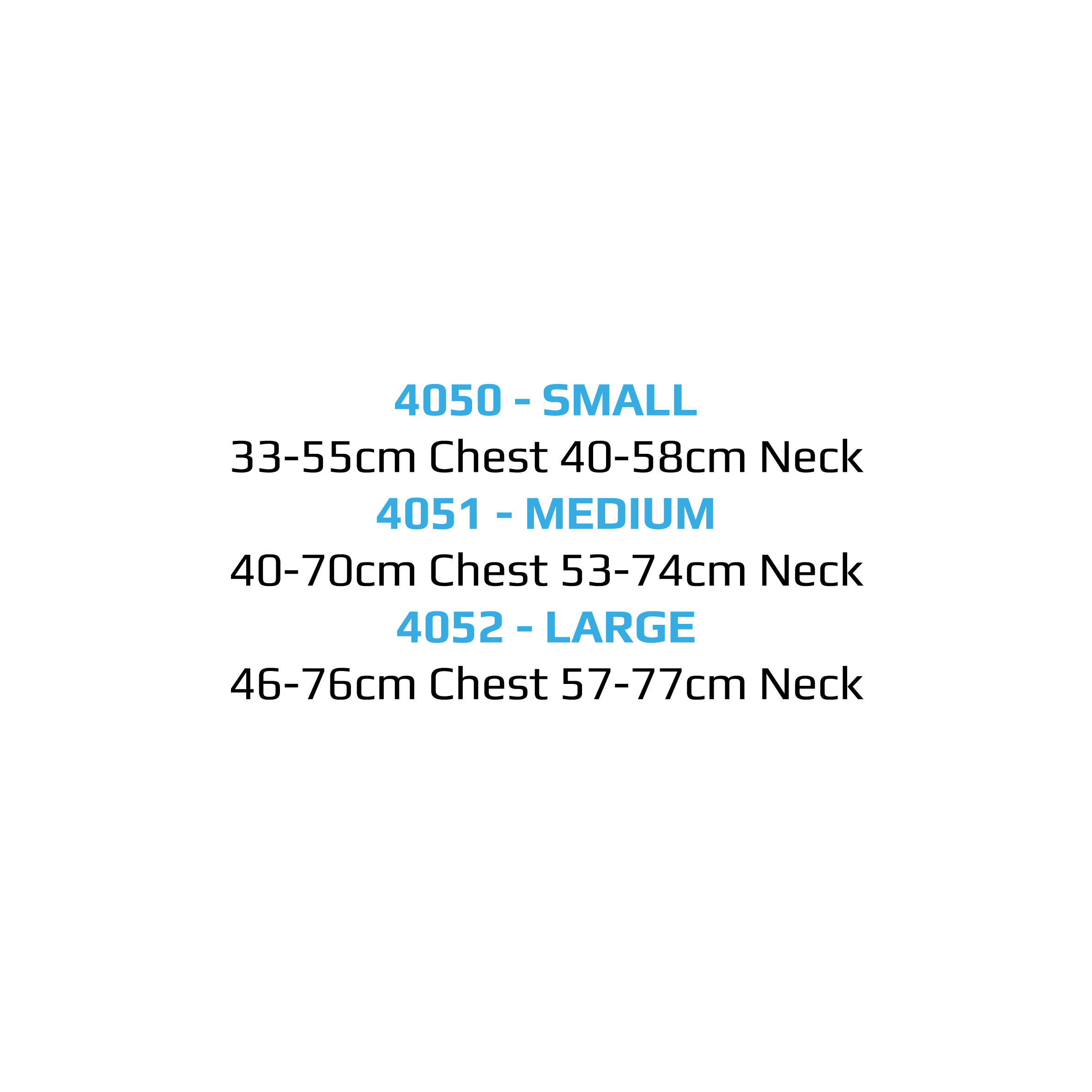 PET BUOYANCY AID SPEC