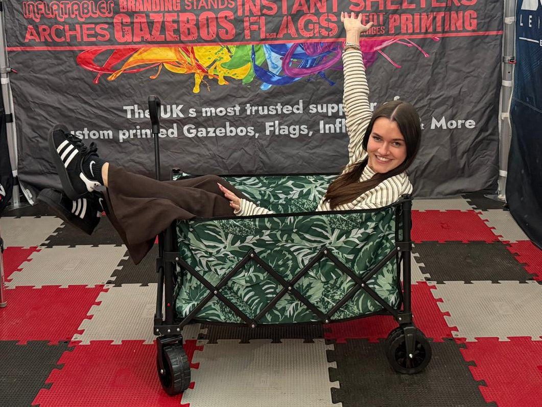 Jumbo Pack & Go Cart - Leaf Pattern
