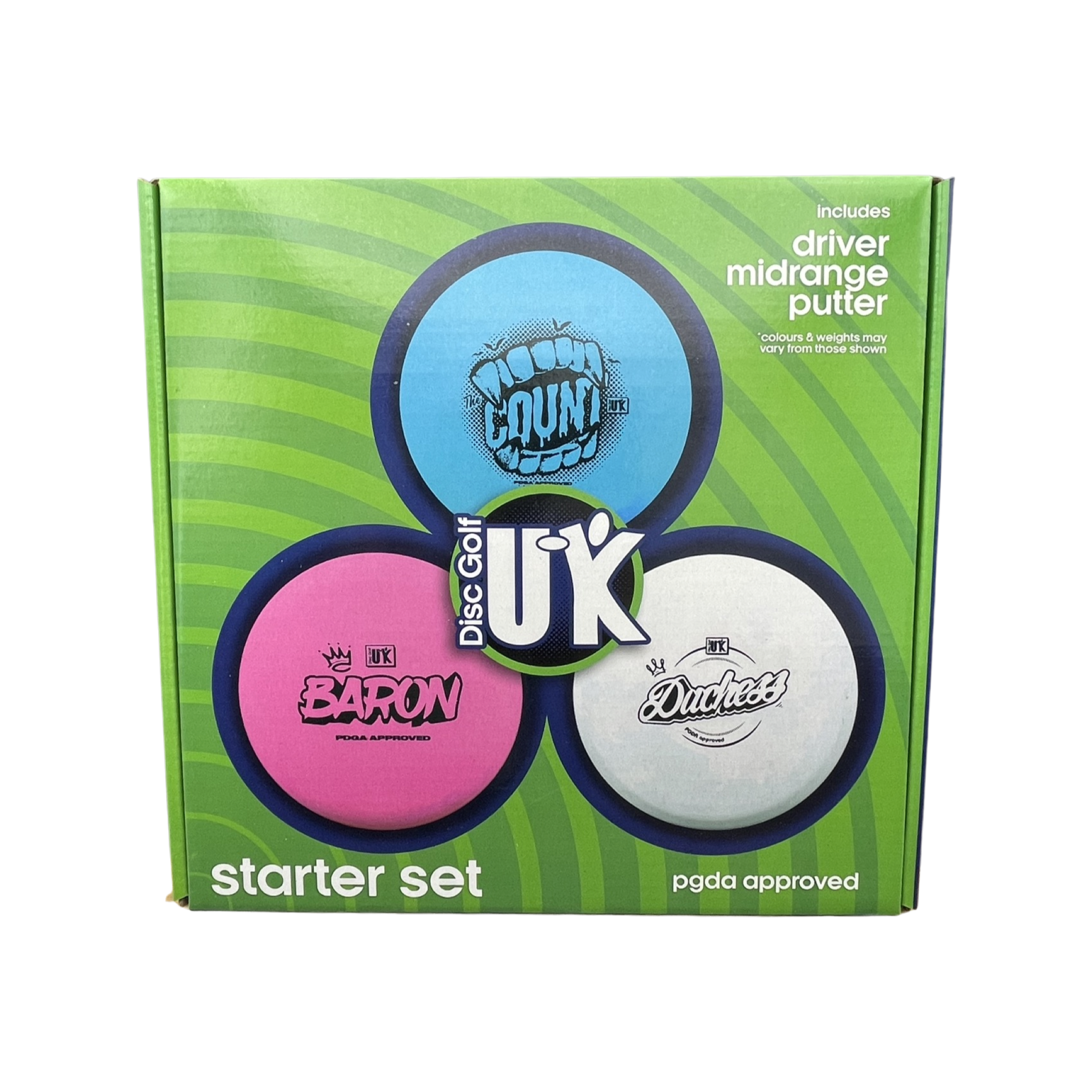 DISC GOLF UK STARTER SET