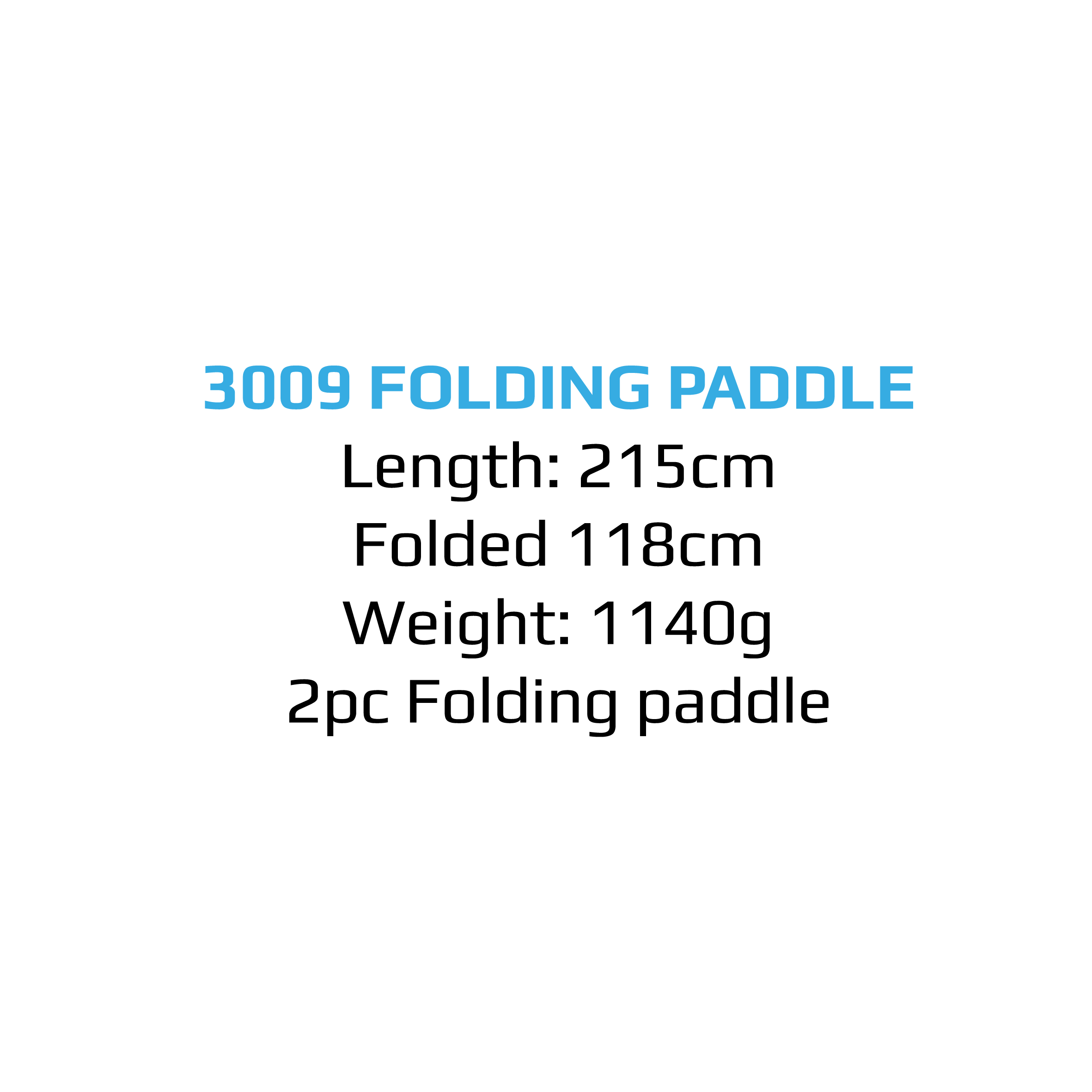 3009 FOLDING PADDLE SPEC