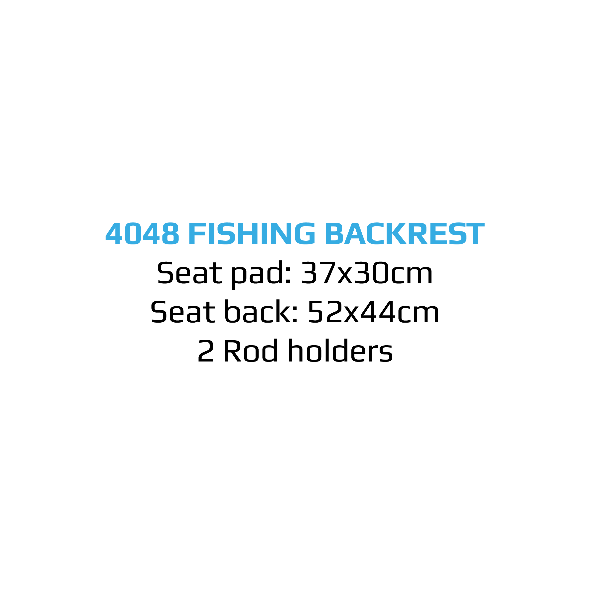 4048 FISHING BACKREST SPEC